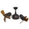 Dagny Ceiling Fan  option Mahogany Tone Wood Blades