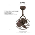 Diane Ceiling Fan