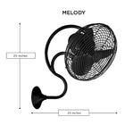 Melody Wall Fan