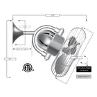 Kaye Oscillating Wall Fan