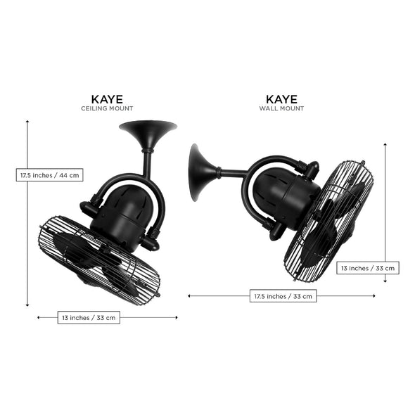 Kaye Oscillating Wall Fan