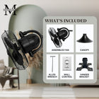 Kaye Oscillating Wall Fan