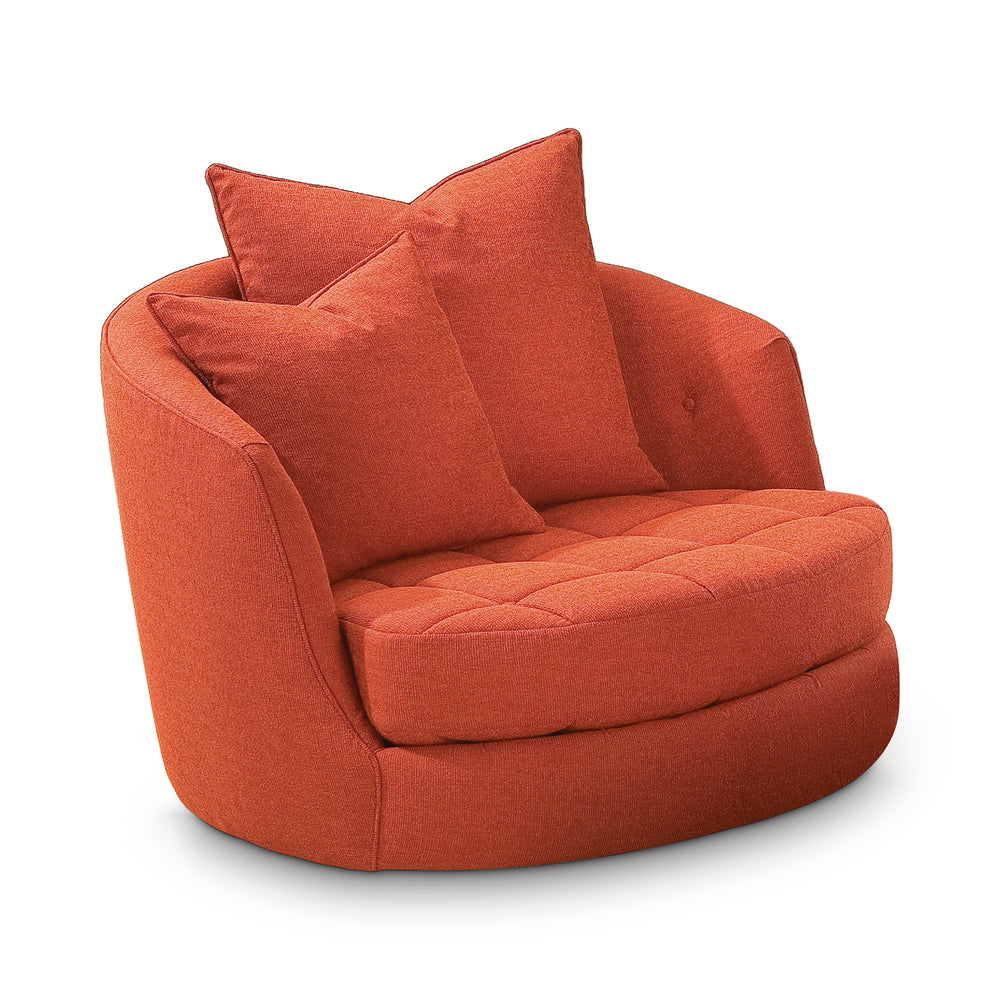Giant Swivel Tufted Tub Lounge Chair