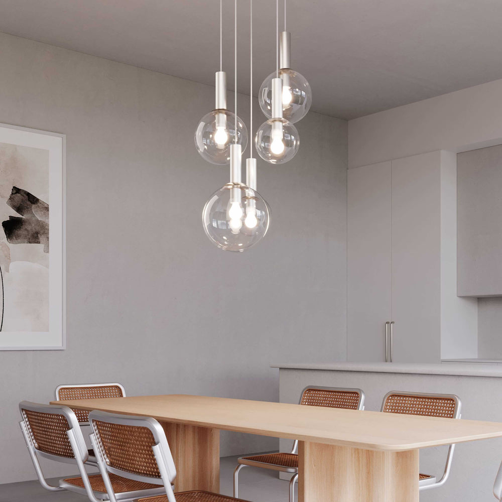 Bubbles Five Light Multi Pendant Light