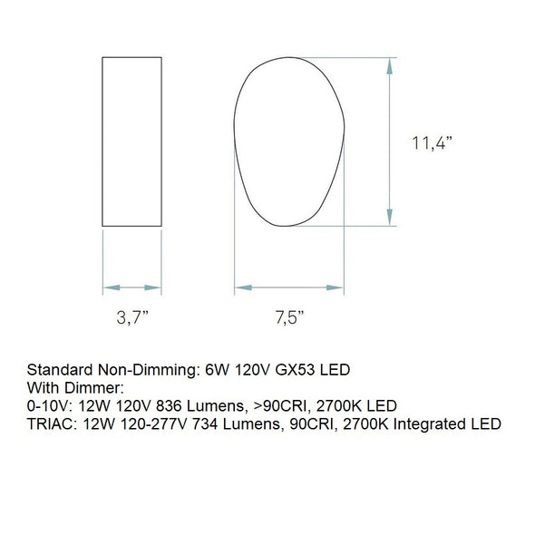 Guijarro G2 Wall Sconce