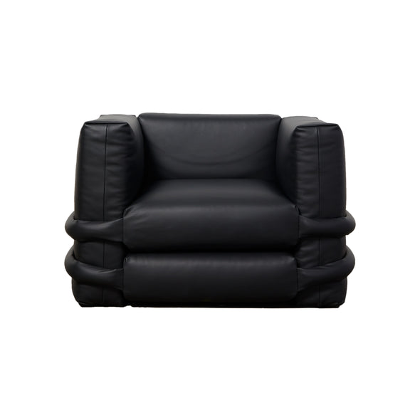 Pillow Leather Lounge Chair