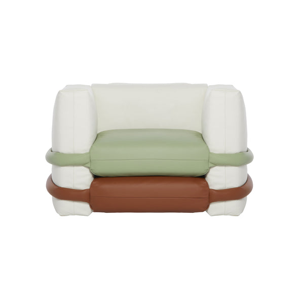 Pillow Leather Lounge Chair