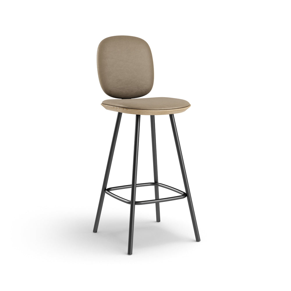 Pauline Comfort Bar Stool with Metal Leg