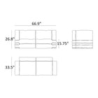 Pillow 2-Seater Leather Sofa