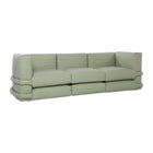 Pillow 3-Seater Leather Sofa