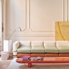 Pillow 4-Seater Leather Sofa