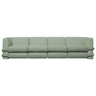 Pillow 4-Seater Leather Sofa