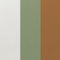 Pillow Leather Lounge Chair  option F54 - White / F55 - Green / F51 - Brown