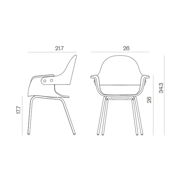 Showtime Chair with 4 Legs