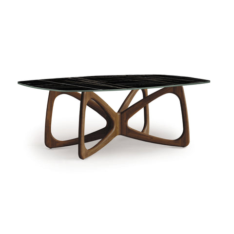 Butterfly Sintered Stone Boat Shaped Table