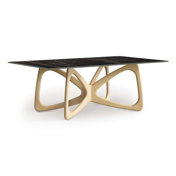 Butterfly Sintered Stone Rectangle Top Table