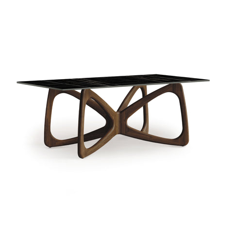 Butterfly Sintered Stone Rectangle Top Table