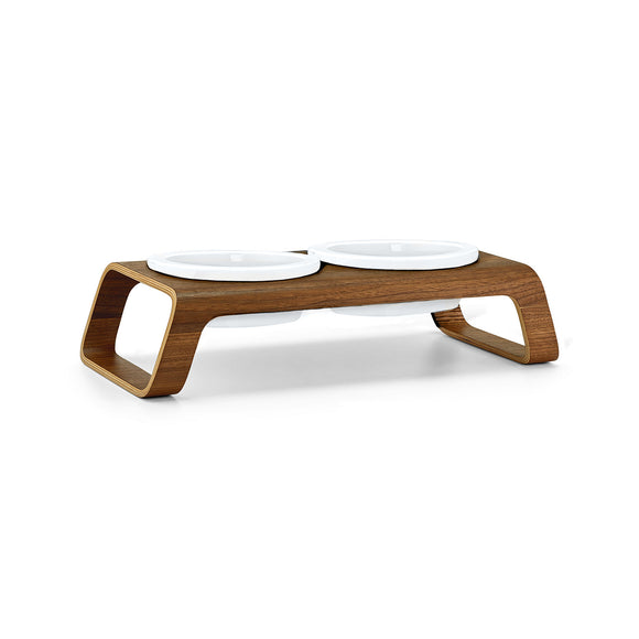 Desco Dog Feeder with Porcelain Bowl