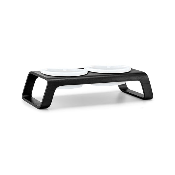 Desco Dog Feeder with Porcelain Bowl