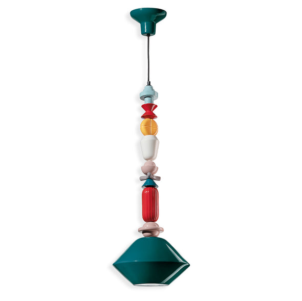 Deco Lariat Ceramic Pendant Light
