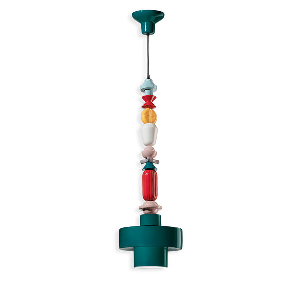 Deco Lariat Cylindrical Pendant Light