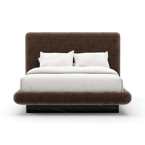 Overlap Upholstered Bed