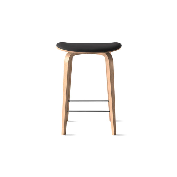 Under Counter Upholstered Wood Stool