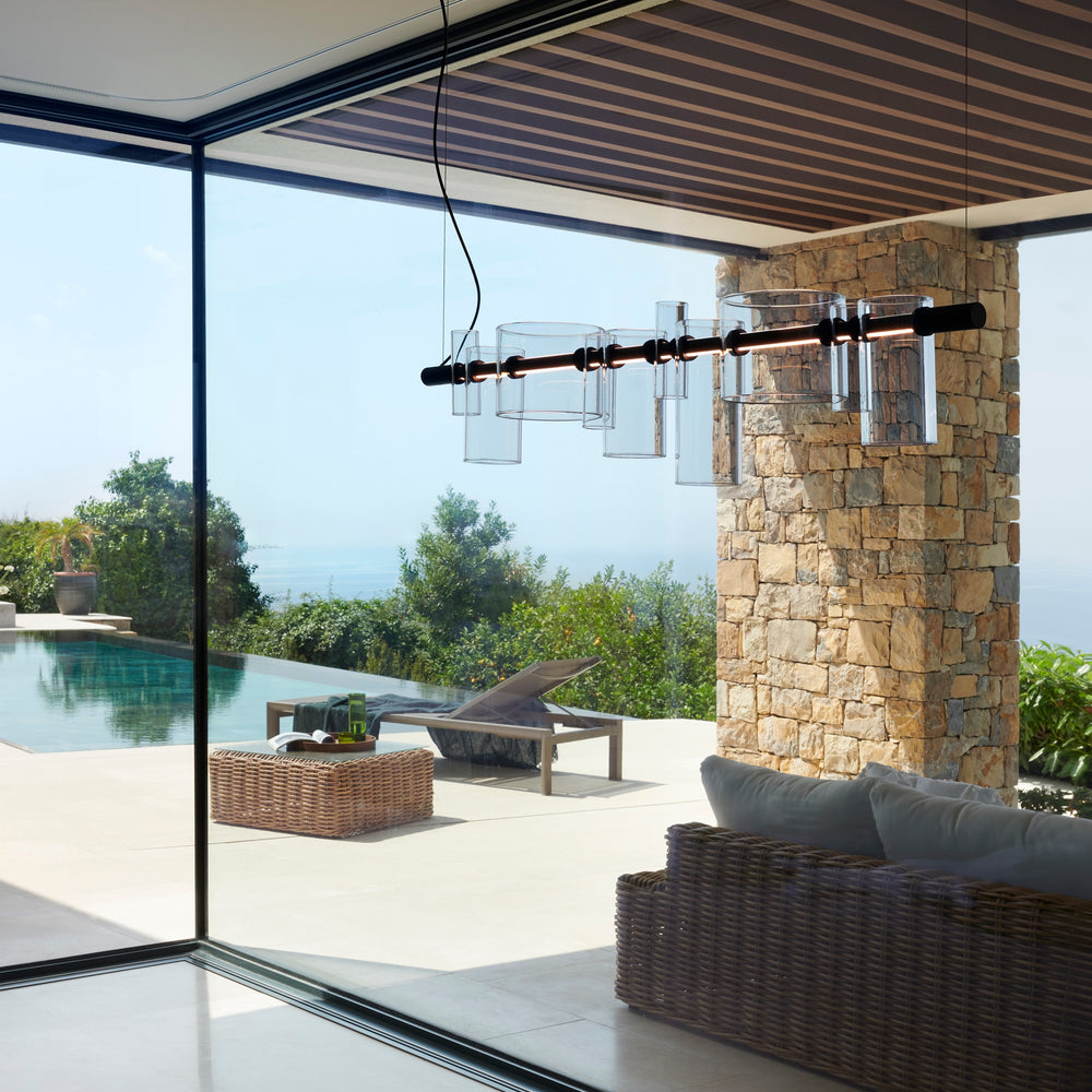 Dancing Glass Suspension Light
