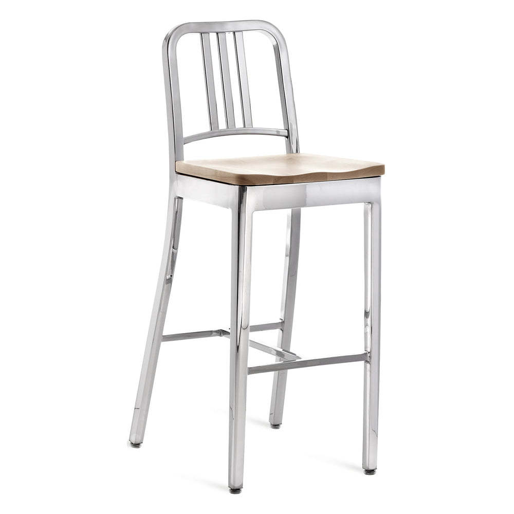 Navy Bar and Counter Stool