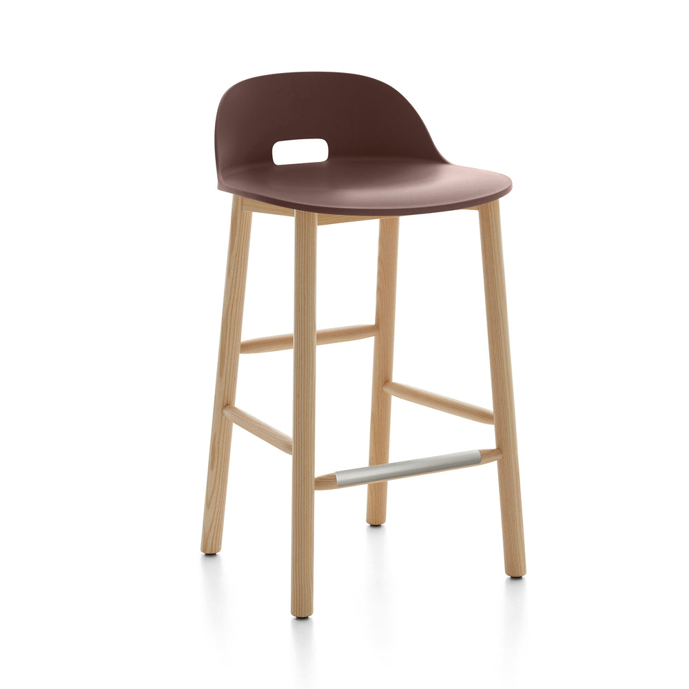 Alfi Low Back Bar and Counter Stool