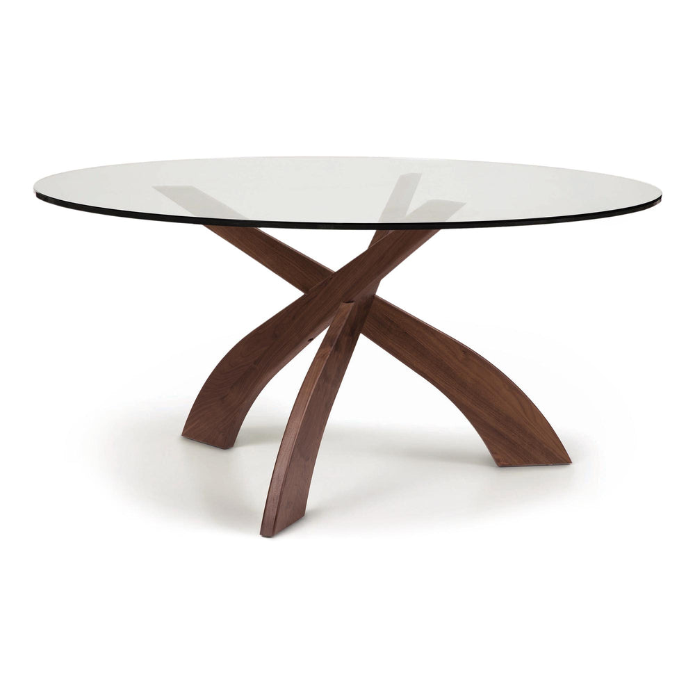 Entwine Glass Top Chat Height Table