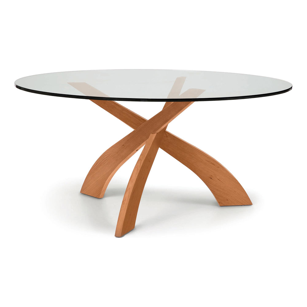 Entwine Glass Top Chat Height Table