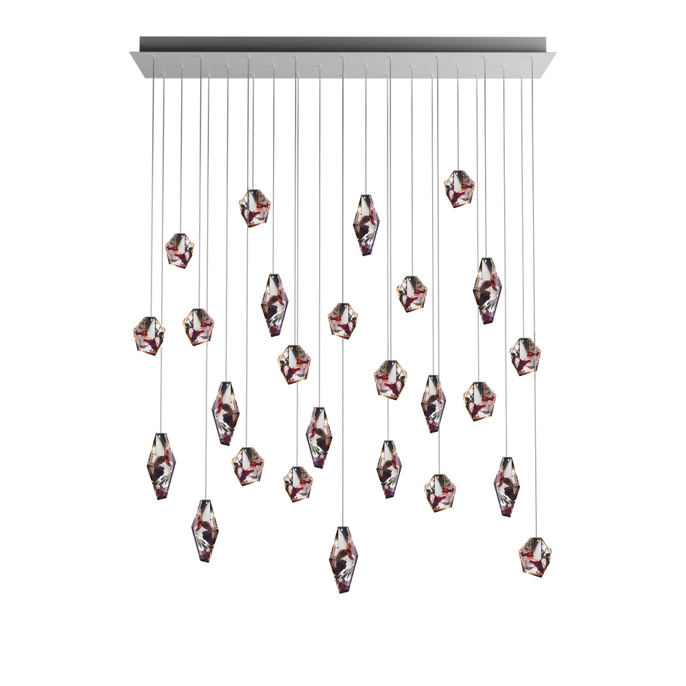 Fragments Rectangle LED Chandelier