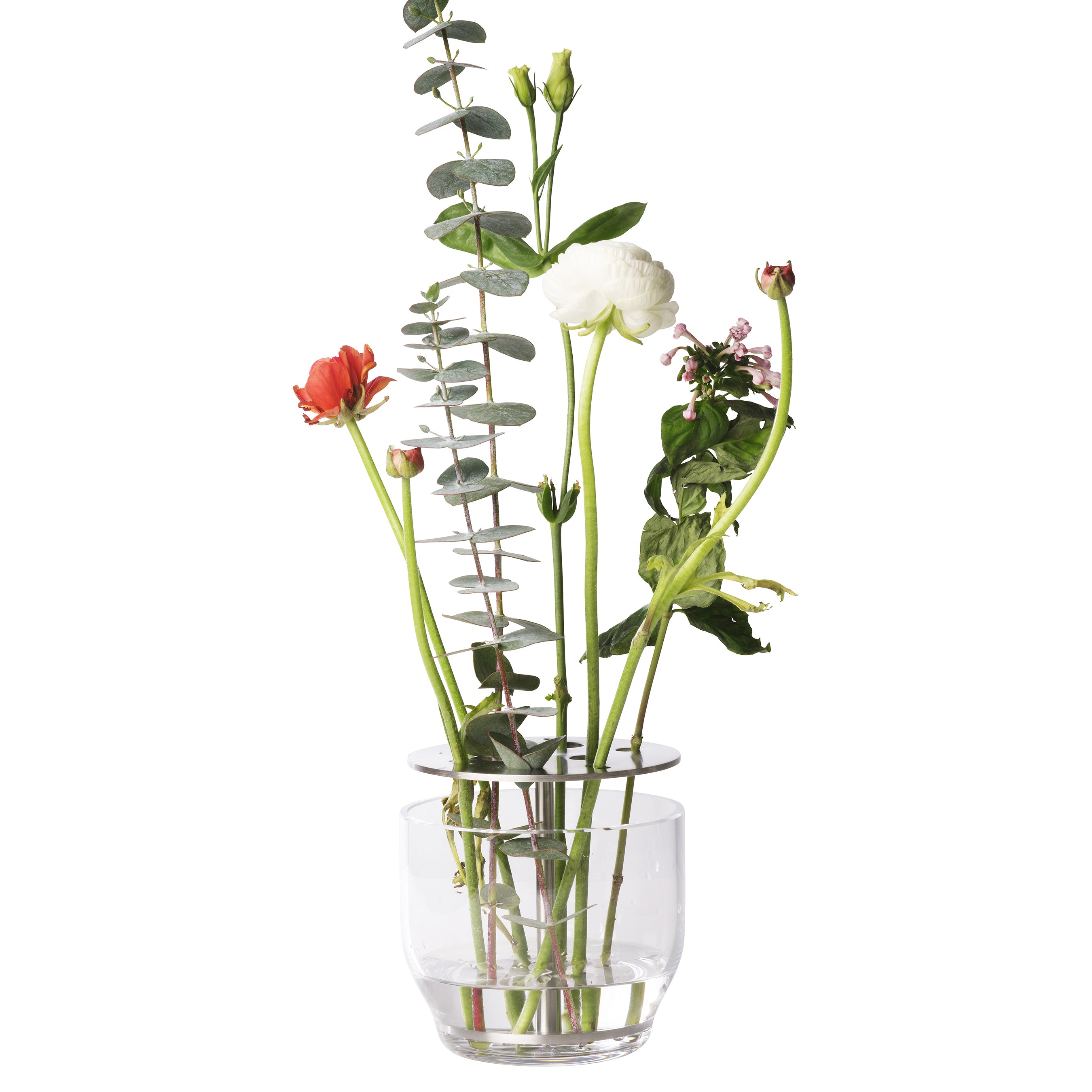 Ikebana Vase in White Matte Japandi Vase Minimalist: 