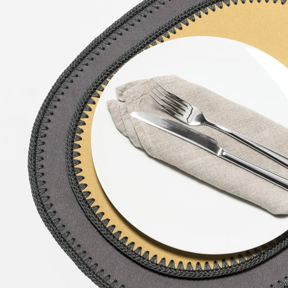 Giobagnara x Pigment France Rochelle Oval Placemats