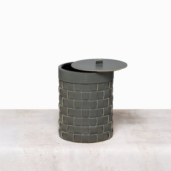 Giobagnara x Rabitti 1969 Mondina Leather and Metal Bin