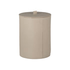 Giobagnara x Rabitti 1969 Orvieto Leather Bin with Metal and Lid