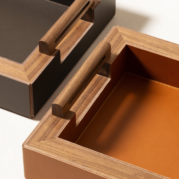 Rabitti 1969 Toiles De Noyer Tray