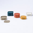 Giobagnara x Rudi Acquerello Round Coaster Holder with 6 Coasters