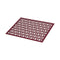 Giobagnara x Rudi Pitagora Rectangular Placemat  option T23 Red/Vienna / Large: 19.5 in width