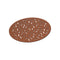 Rudi Pitagora Round Placemat  option T24 Cognac/Sugar