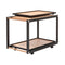 Jeremy Serving Trolley  option G51 Caramel/Wenge