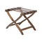 Luggage Rack  option H25 Moka/Walnut