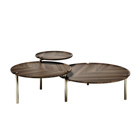 Leaf Round Coffee Table (Set of 3)