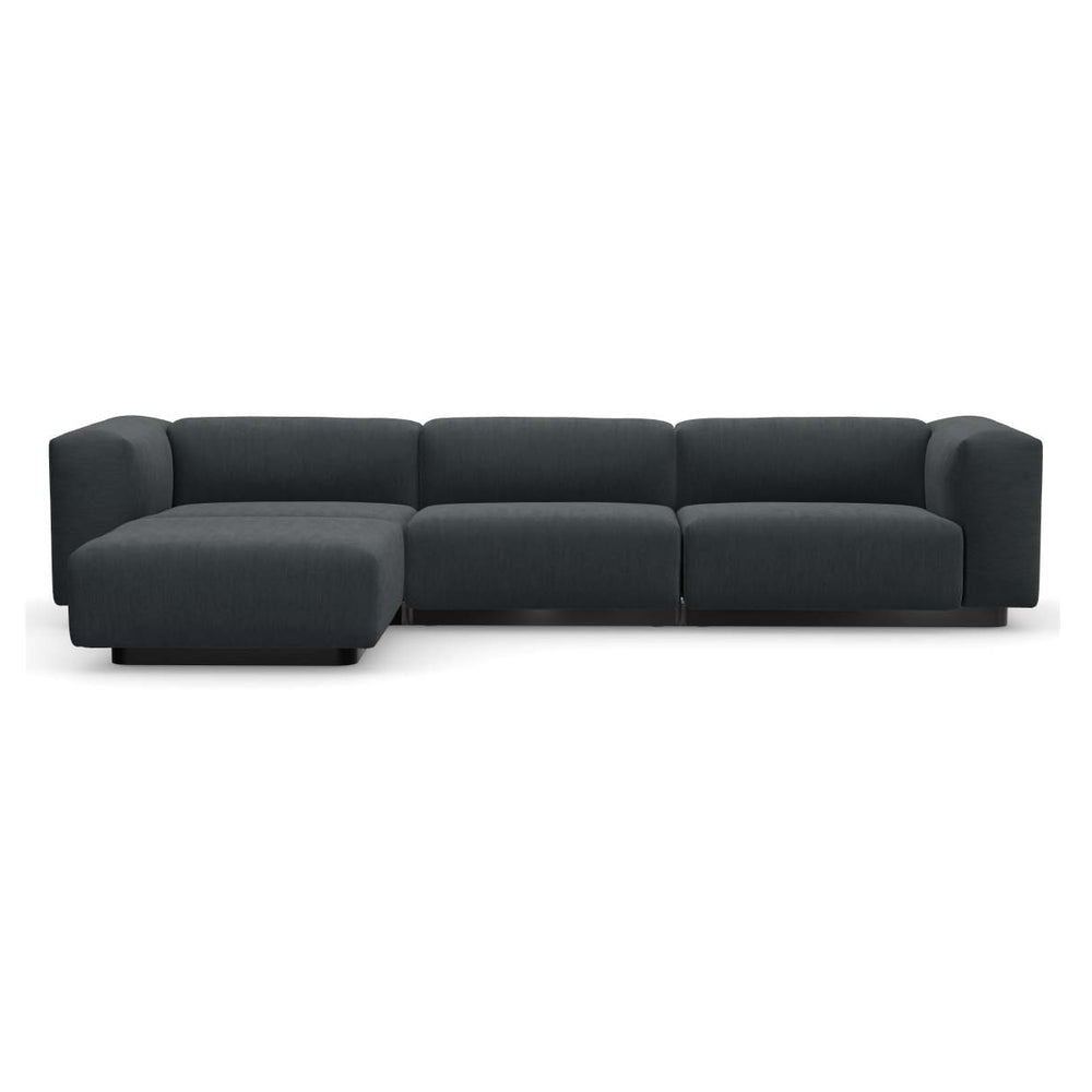 Soft Modular 3-Seater Sofa with Chaise Longue