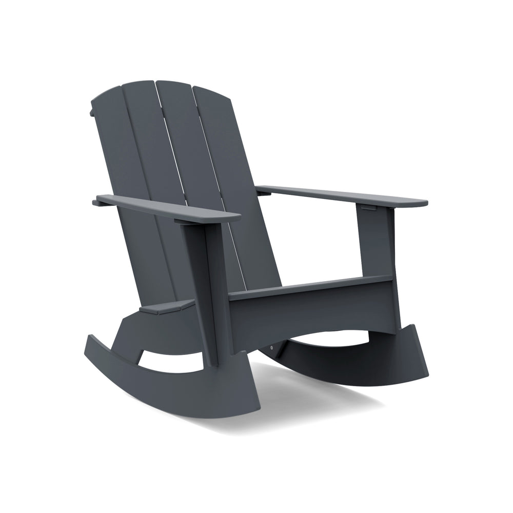 Adirondack Curved Outdoor Rocking Chair