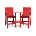 Lollygagger Hi-Rise Chairs with Curved Attached Table