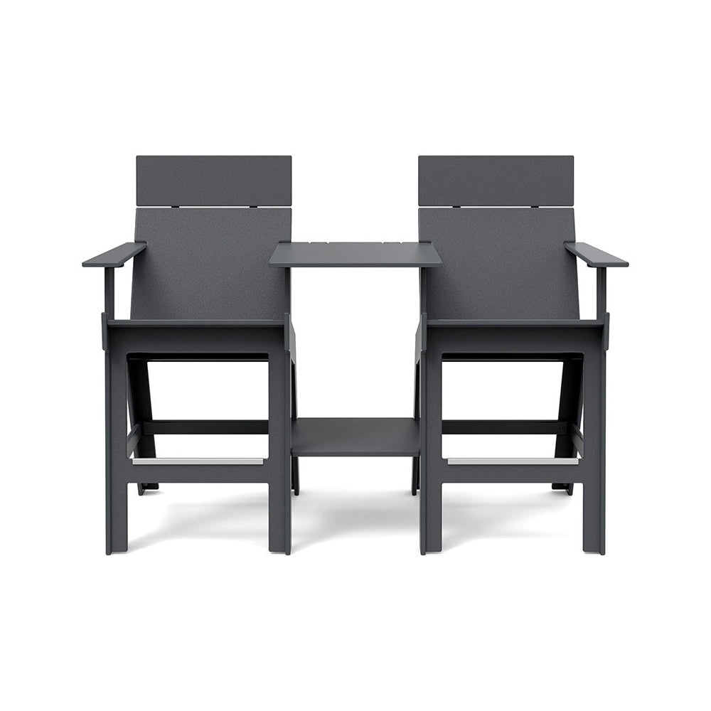 Lollygagger Hi-Rise Outdoor Chairs with Attached Table