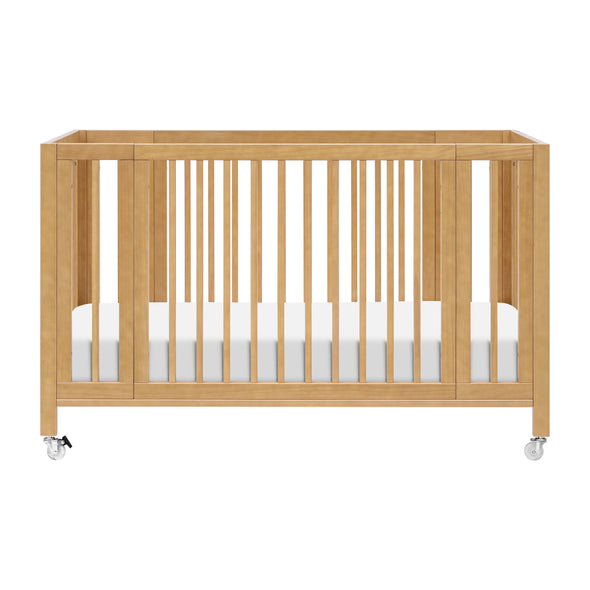 Rolli 9-in-1 Convertible All-Stages Crib with Bassinet and Toddler Bed Conversion Kits