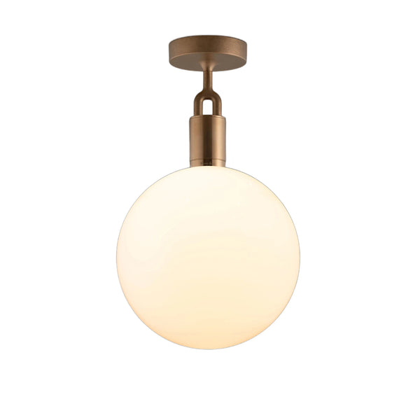 Forked Globe Semi Flush Mount
